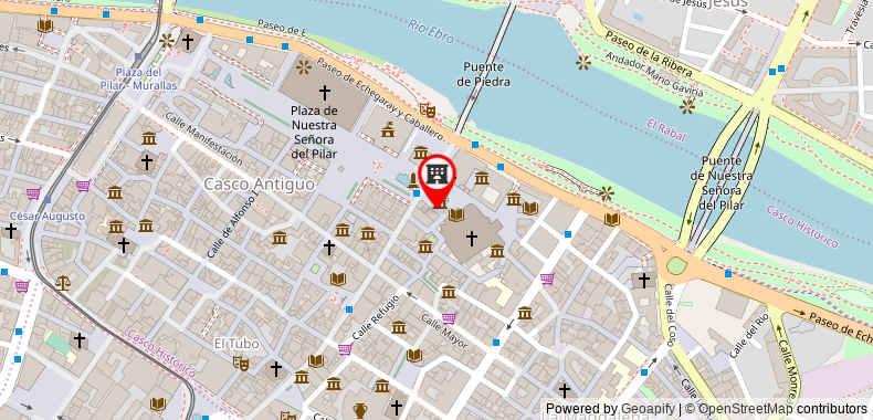 Hotel Tibur on maps