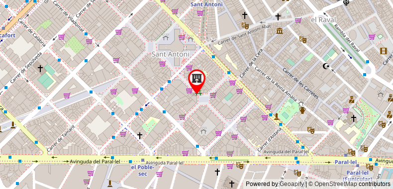 在地图上查看聖安東尼市場合居公寓