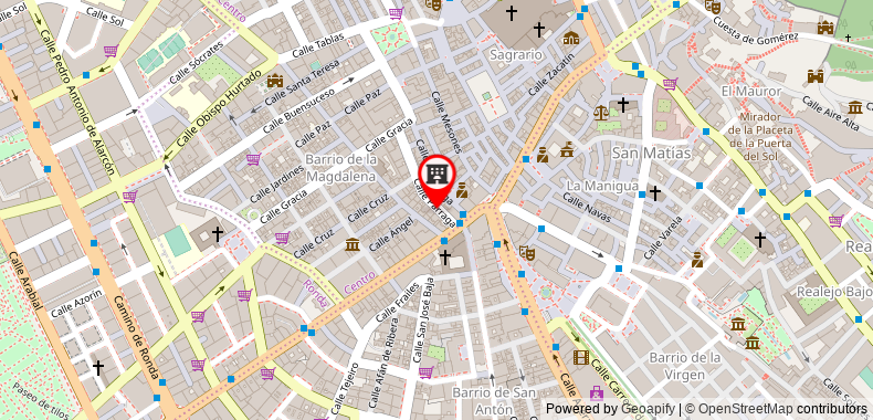 Bản đồ đến Khách sạn Parraga Siete