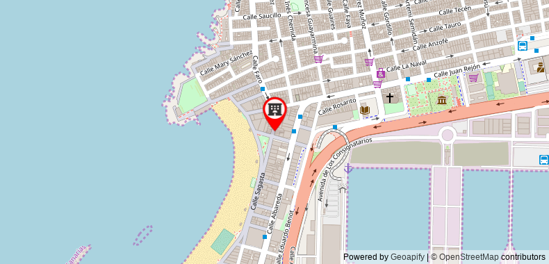 Hotel Aloe Canteras on maps