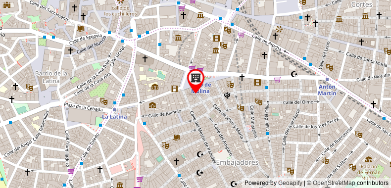 Modular Rooms Hotels on maps