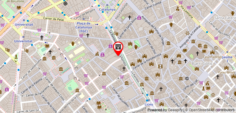在地图上查看巴塞隆拿艾美酒店
