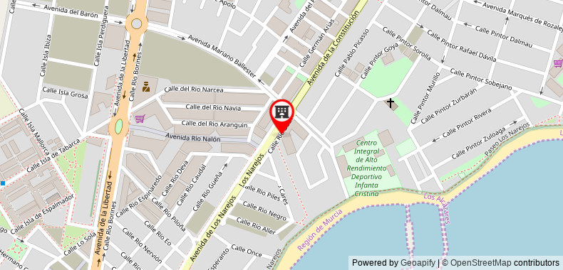Bản đồ đến Khách sạn Costa Narejos