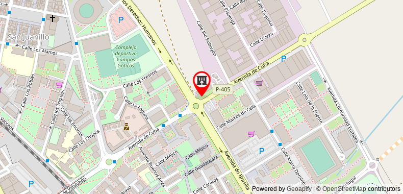 Bản đồ đến Khách sạn AC Palencia