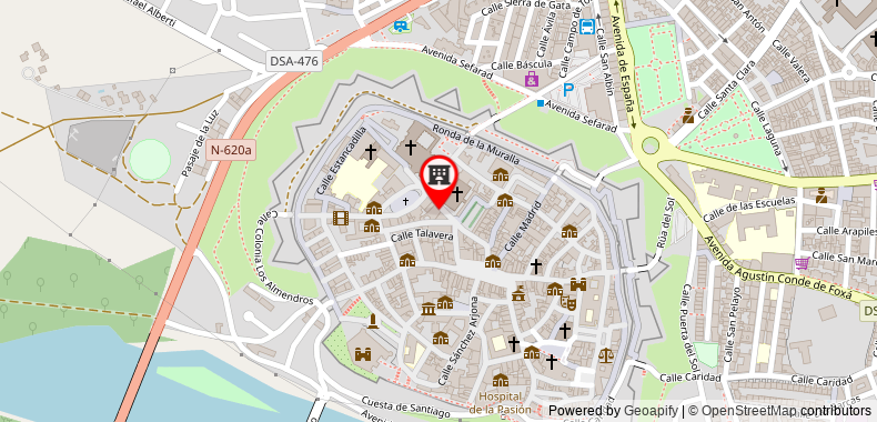 Bản đồ đến Khách sạn Arcos Catedral