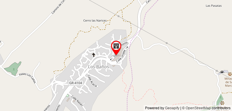 Bản đồ đến Khách sạn Balneario de Graena