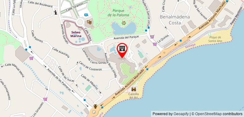 Bản đồ đến Benal Beach 121 - Modern First Line Beach 2BR Apartment in Benal Beach Resort