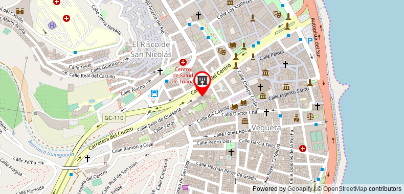 Bản đồ đến Castillo - Aurora Apartment + Parking Place