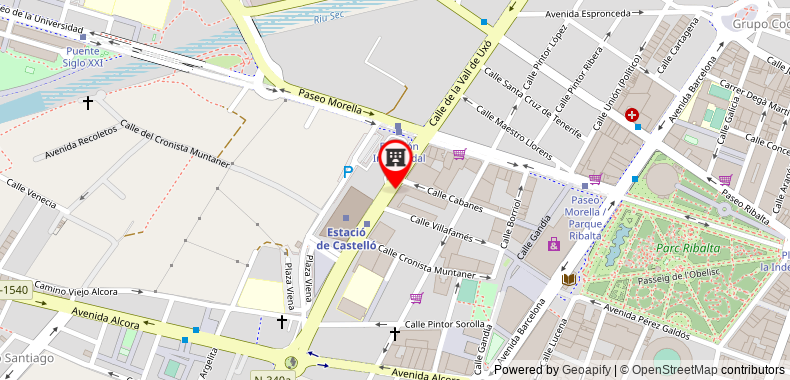 Bản đồ đến Khách sạn Euro Castello