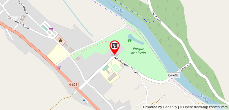 Bản đồ đến Khách sạn Balneario De Alceda