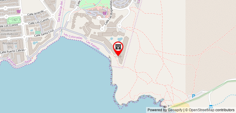 Bản đồ đến SANDOS PAPAGAYO BEACH RESORT - ALL INCLUSIVE 24 HOURS