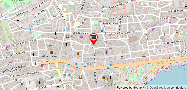 Silken Coliseum on maps