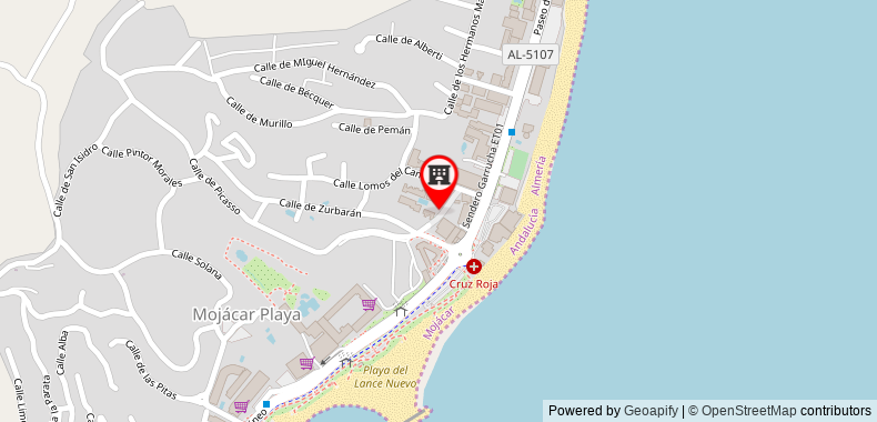 Bản đồ đến Khách sạn Punta del Cantal