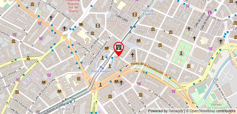 Bản đồ đến Khách sạn Zenit Don Yo