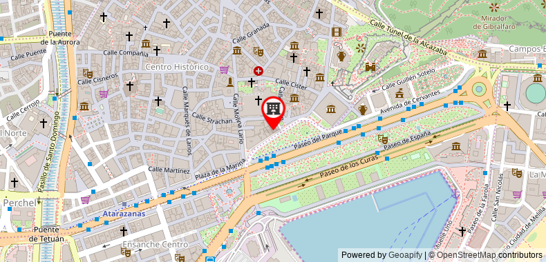 Bản đồ đến Khách sạn AC Malaga Palacio