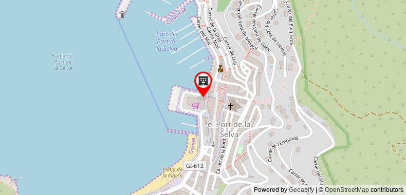 Bản đồ đến Khách sạn Spa Cap de Creus