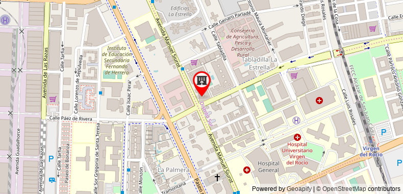 Bản đồ đến Khách sạn AC Ciudad de Sevilla