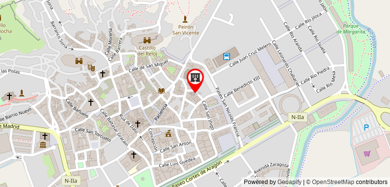 Hotel Monasterio Benedictino on maps