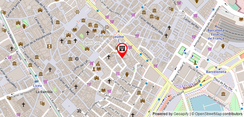 Bản đồ đến Khách sạn Mercer Barcelona