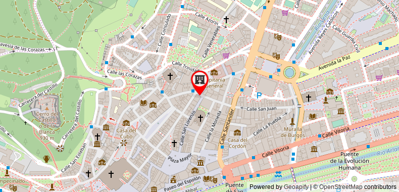 Bản đồ đến Khách sạn Norte y Londres
