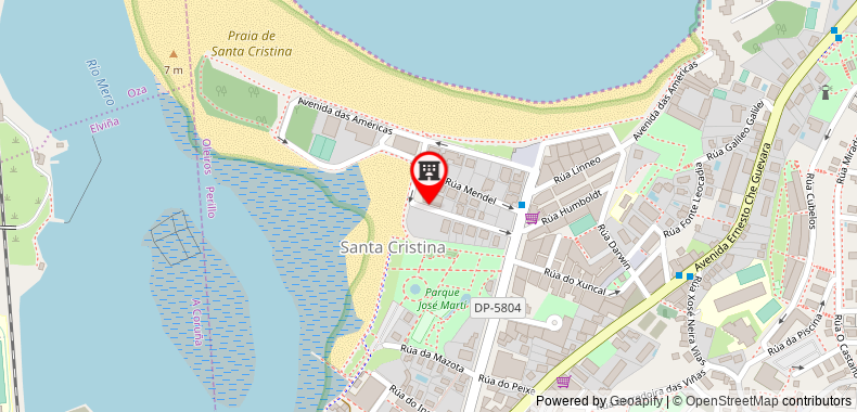 在地图上查看Hotel Alda Santa Cristina