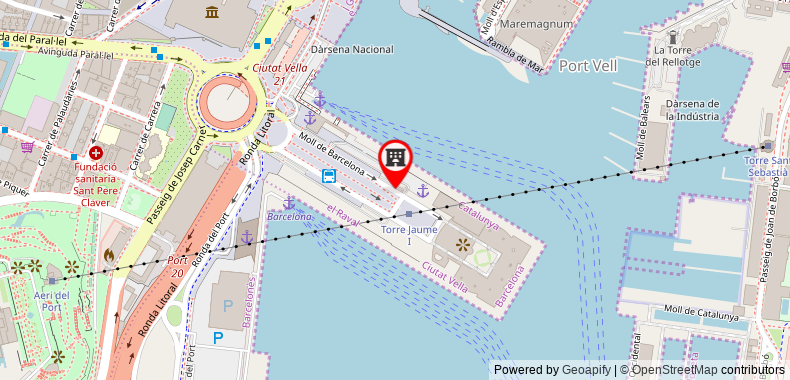 Bản đồ đến Khách sạn Eurostars Grand Marina Gl