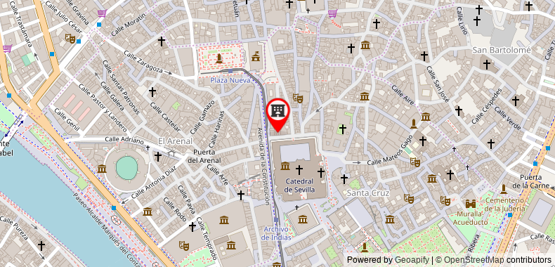 Bản đồ đến Puerta Catedral Apartments