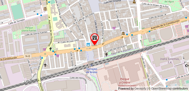 Hotel Madrid Torrejon Plaza on maps