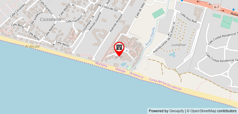 Diverhotel Marbella on maps