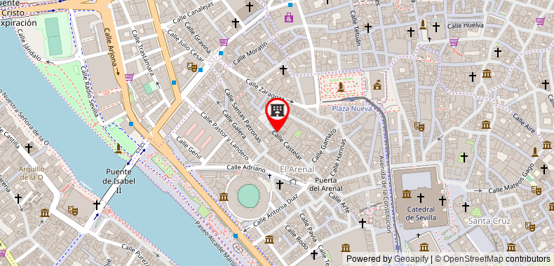 Bản đồ đến Khách sạn Mercer Sevilla
