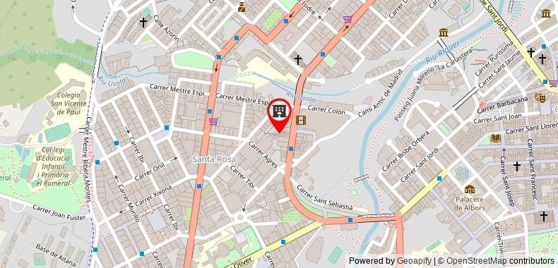 Bản đồ đến Khách sạn Sercotel Ciutat D'Alcoi