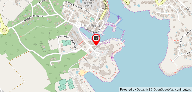 Bản đồ đến Blau PortoPetro Beach Resort & Spa