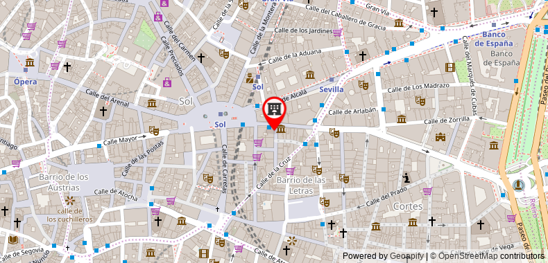 Bản đồ đến Arc House Madrid