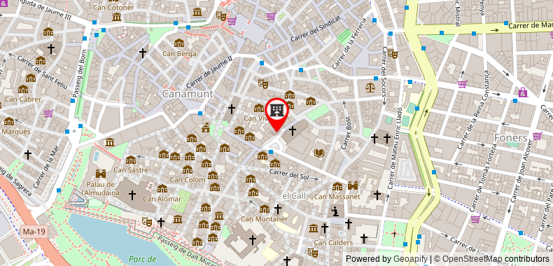 Bản đồ đến Khách sạn Sant Francesc Singular