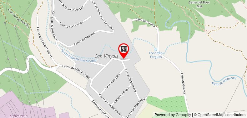 Bản đồ đến 107581 - Villa in Can Vinyals