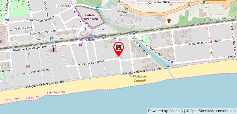 Bản đồ đến Apartaments Costa d'Or