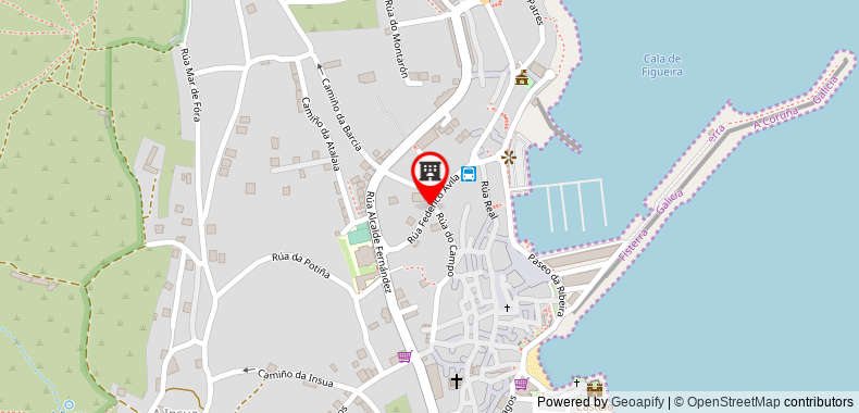 Bản đồ đến Khách sạn VIDA Finisterre Centro