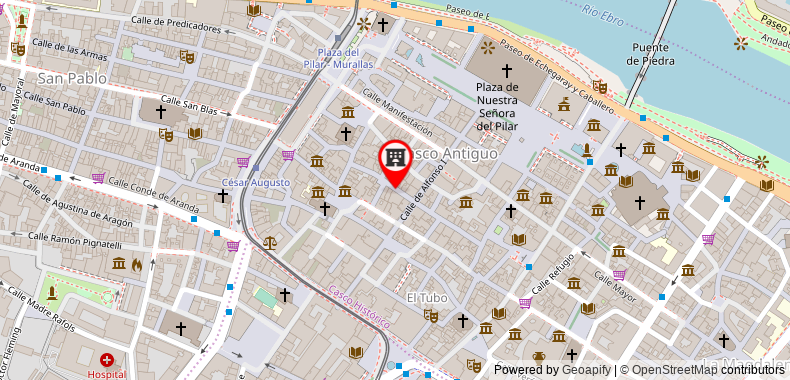 Bản đồ đến Khách sạn Rio Arga