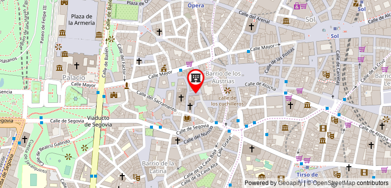 Bản đồ đến Palacio Conde de Miranda Apartment