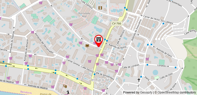 Halley Hotel & Apartments Affiliated by Melia on maps