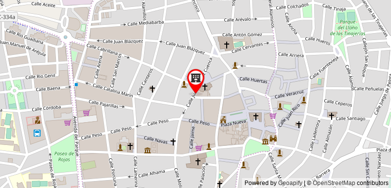 Bản đồ đến Khách sạn Santo Domingo Lucena
