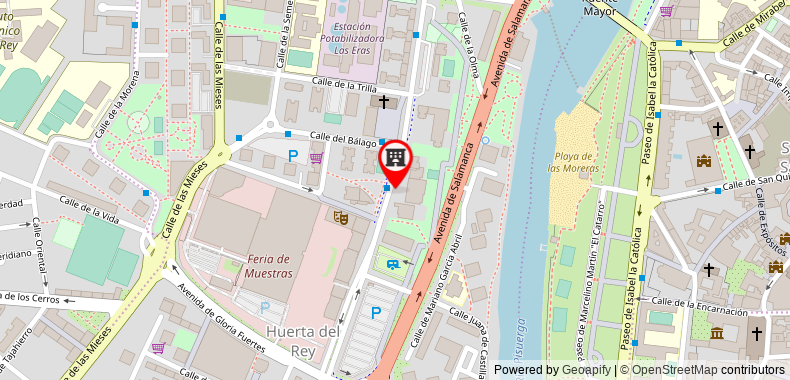 Bản đồ đến Khách sạn Nh Ciudad De Valladolid