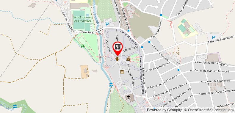 Bản đồ đến Khách sạn RVs Broquetas Spa Termal