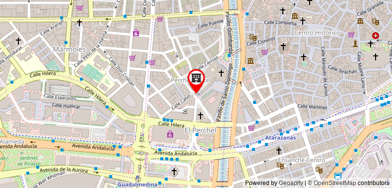 Bản đồ đến Khách sạn Nh Malaga