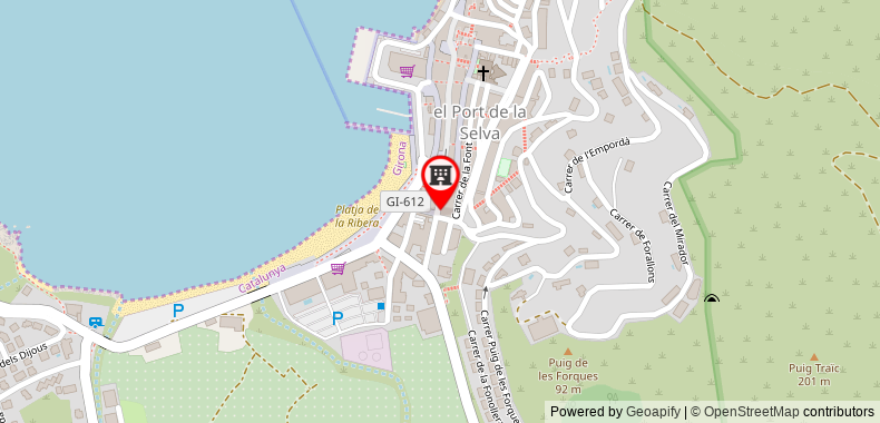 Bản đồ đến Khách sạn Spa Porto Cristo