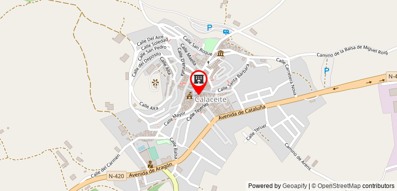 Bản đồ đến Khách sạn del Sitjar