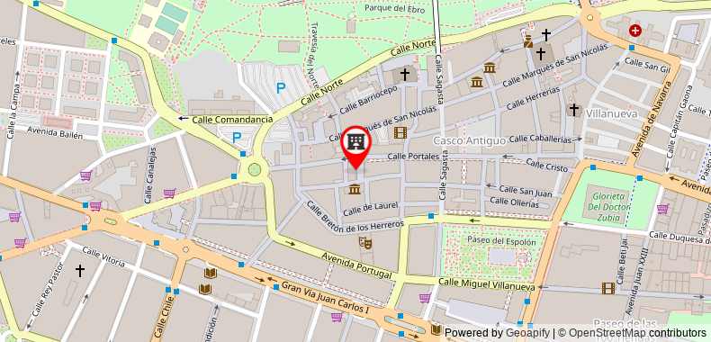 Bản đồ đến Khách sạn Áurea Palacio de Correos by Eurostars Company