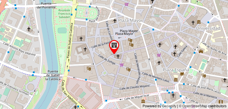 Bản đồ đến Khách sạn Roma