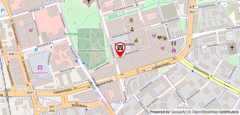 Bản đồ đến Khách sạn Original Sokos Lappee