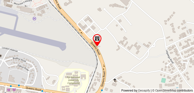 Bản đồ đến Khách sạn Nadi Airport Transit